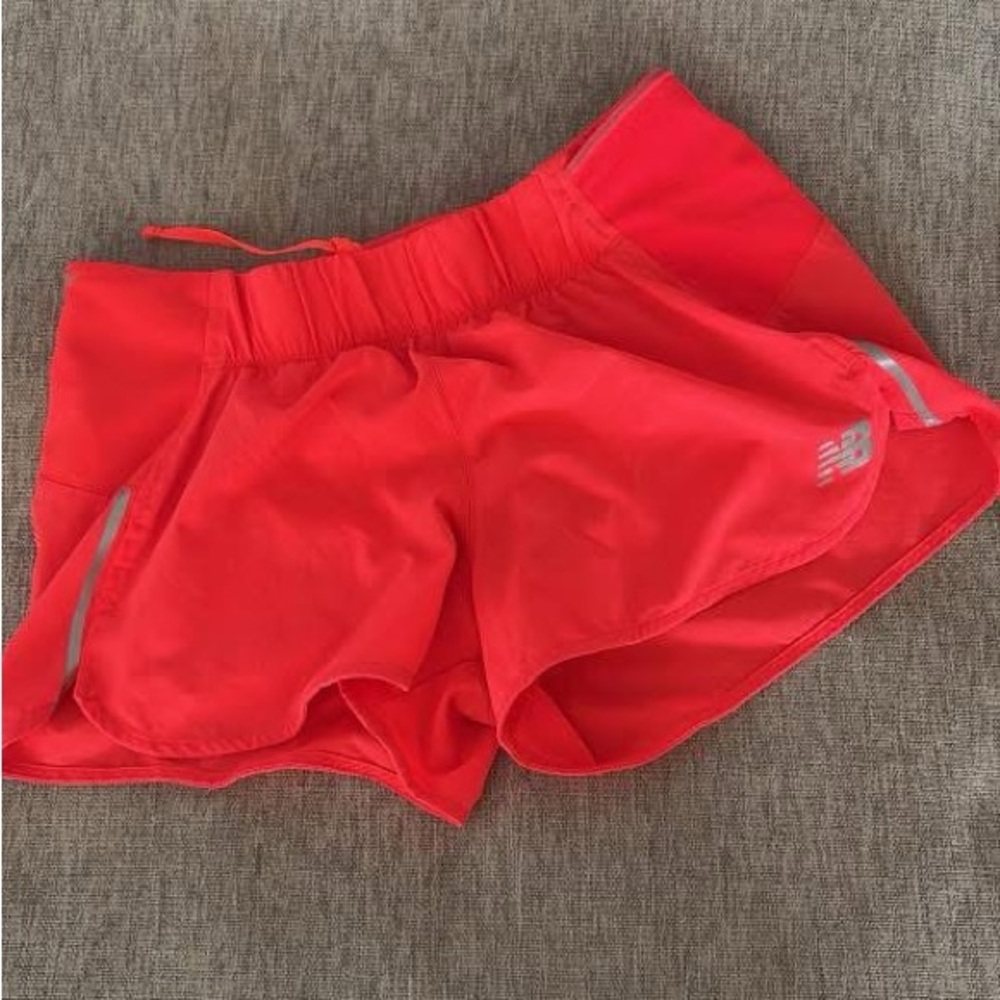New Balance Women's Bright Red Athletic Shorts